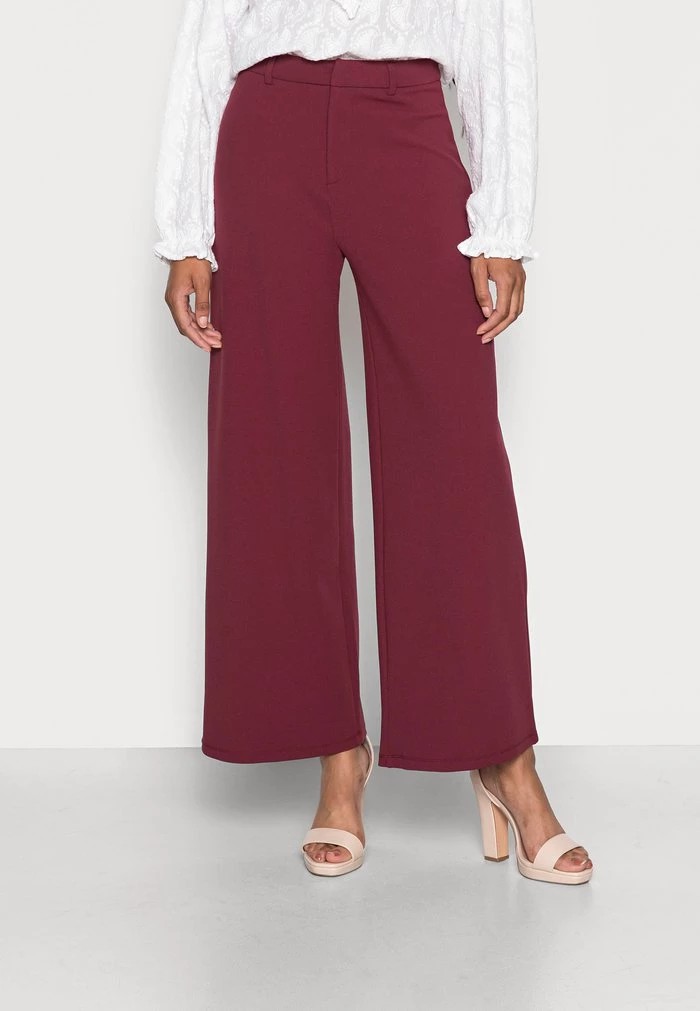 Pantalons ANNA FIELD Anna Field Flared Leg Business Trousers Rouge Femme | WRS-3144061